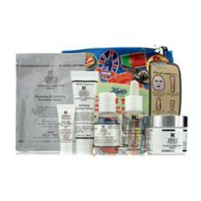 Kiehl's Clearly Corrective White Set: Clarifying Cream + Toner + Cleanser + Masque + Uv Defense Spf 50 + Bag
