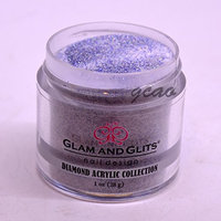 Glam Glits Acrylic Powder 1 oz Platinum DAC43