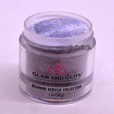 Glam Glits Acrylic Powder 1 oz Platinum DAC43