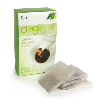 Sayan Health, Inc. Sayan Siberian Chaga Mushroom Tea - Exclusive blend of Raw + Extract, Wild Harvested Herbal Supplement and Natural Antioxidant (20 Tea Bags, Caffeine Free)