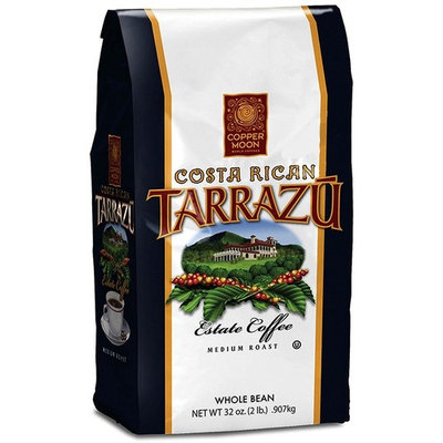 Copper Moon Costa Rican Tarrazu Estate Whole Bean Coffee, Medium Roast, 32 Ounce