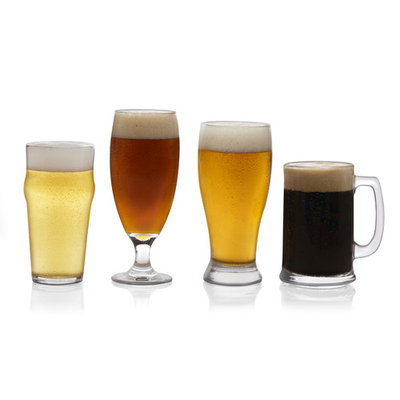 Better Homes & Gardens Modern Bar 4 Piece Assorted Beer Set