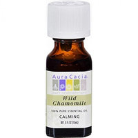 Aura Cacia Essential Oil, Calming Wild Chamomile, 0.5 fluid ounce by Aura Cacia
