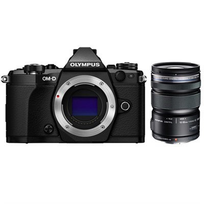 Olympus OM-D E-M5 Mark II Micro Digital Camera + M.ZUIKO ED 12-50mm Lens Black