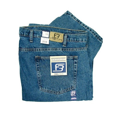 Full Blue Big and Tall 90203OS-LY Relaxed 5 Pocket Denim Jean INDIGO 66-28