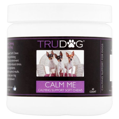 Natural Stress Relief for Dogs - Calm Me: Calming Support Soft Chews (60 Count) - All Natural Chews Designed to Keep Do
