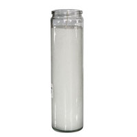 Religious Candles 8 Inches White Clear