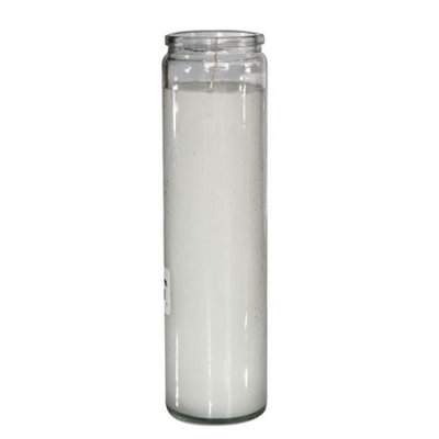 Religious Candles 8 Inches White Clear