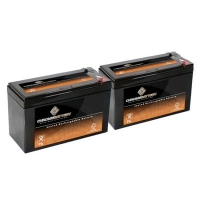 12V 7AH SLA Battery Replaces gp1272 np7-12 bp7-12 npw36-12 ps-1270 ub1280 - 2PK