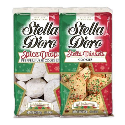 Snyders-lance Stella D'oro Holiday Winter Collection Spice Drop & Trinkets Cookies