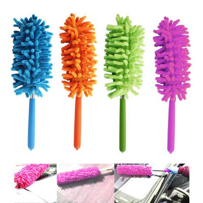 Atb Telescoping Microfiber Duster Extendable Cleaning Dust Home Office Car Tool New