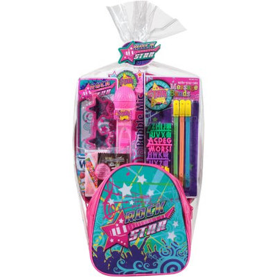 Rock Star Easter Basket with Toys and Assorted Candies, 7 pc
