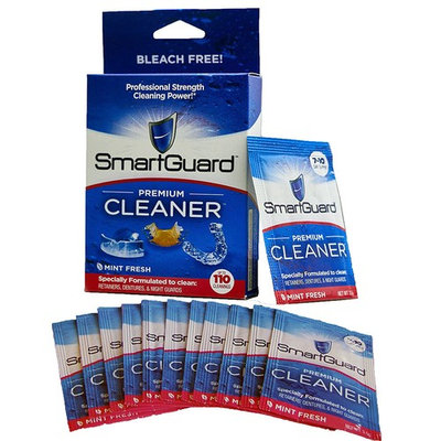 SmartGuard Premium Cleaner Crystals –(3 Months Supply)- Removes Stain, Plaque & Bad Odor from Dentures, Clear Braces, Mouth Guard, Night Guard & Retainers.