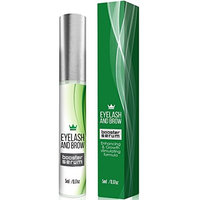 Natural Eyelash Growth Serum - Lash Booster & Eyebrow Enhancing Serum to Grow Thicker, Longer Lashes - USA-Made Eyelash Conditioner & Enhancer