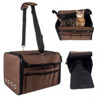 Pet Carrier Travel Bag Small Dogs Cats Airline Approved Animal Crate Under Seat