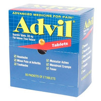 Advil Pain Relief Tablets Ibuprofen 200 mg. 100 Tab. / Box by Medique - MS73040