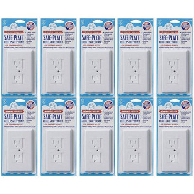 Mommy's Helper Mommys Helper - Safe Plate Electrical Outlet Covers Standard 10 Pk, White