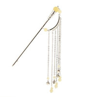 MonkeyJack 1 Piece Vintage Chinese Palace Drama Play Fancy Hair Lady Hair Stick Pin Hanfu Dress Hair Jewelry - Light yellow