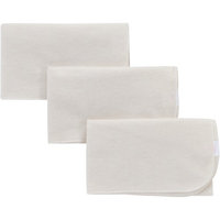 NuAngel Natural Cotton Flat Diaper, 3 Count