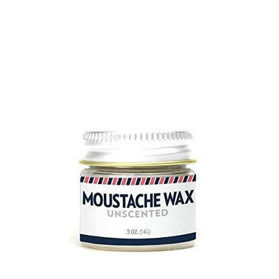 Moustache Wax - Unscented - Great Hold - All Natural | Barber Formulated