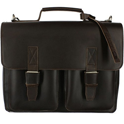 Leonhard Heyden Salisbury 1 Compartment Briefcase Brown 7610-003