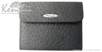 Kenchii KEO6RED 6 CASEOstrich Faux Leather 6-shear Case in Black Color