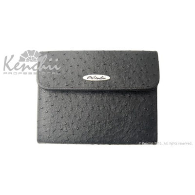 Kenchii KEO6RED 6 CASEOstrich Faux Leather 6-shear Case in Black Color