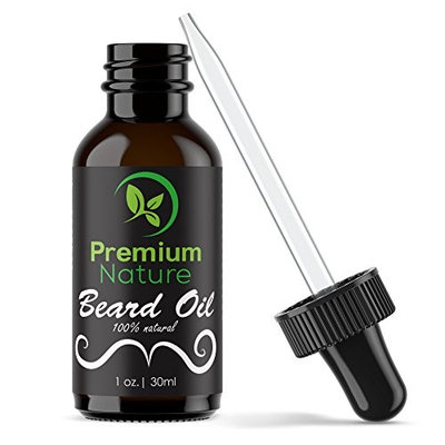 Beard Oil Conditioner for Men - Beard Balm Leave In Conditioner for Mustache & Beard Growth, Beard Care Kit Softener Soothe Wax & Moisturize Skin & Hair Cream Castor Jojoba & More Essential Oils