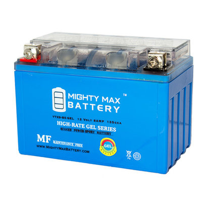 YTX9-BS GEL 12V 8AH Battery for Suzuki GSXR750W Motorcycle Deep Cycle