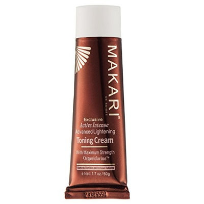Makari Exclusive Facial Toning FACE CREAM 1.7oz – Lightening Lotion with Organiclarine – Advanced Whitening & Toning Treatment for Dark Spots, Acne Scars, Sun Patches, Freckles & Hyperpigmentation