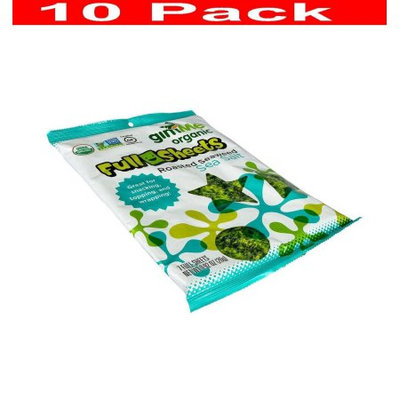 GimMe - Wrap n' Roll Organic Roasted Seaweed Full Sheets Sea Salt - 7 Sheet(s)
