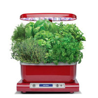 AeroGarden Harvest, Red with Gourmet Herbs