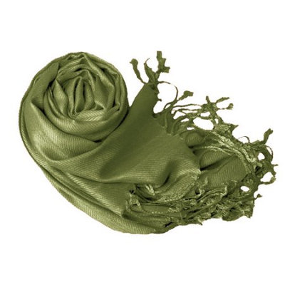 Peach Couture Soft and Silky Bamboo Rayon Luxurious Eco-Friendly Shawl (Sage)