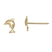 Home Ear Piercing Kit with a 14KT 7MM Dolphin Earring
