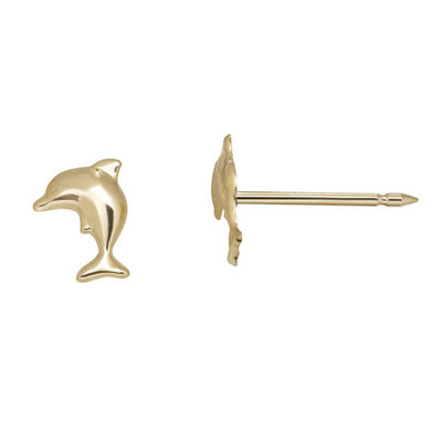 Home Ear Piercing Kit with a 14KT 7MM Dolphin Earring