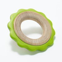 BeginAgain - Green Ring Teether, Helps Provide Soothing Comfort for Your Little One While Promoting Fine Motor Skills, Green (For Infants 6 Months and Up)
