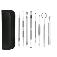 Mikobox Premium 6-in-1 Professional Blackhead Acne Remover Tools Kit Stainless Steel Extractor MB-01