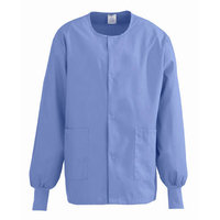 Medline ComfortEase Unisex Snap-Front Warm-Up Scrub Jacket