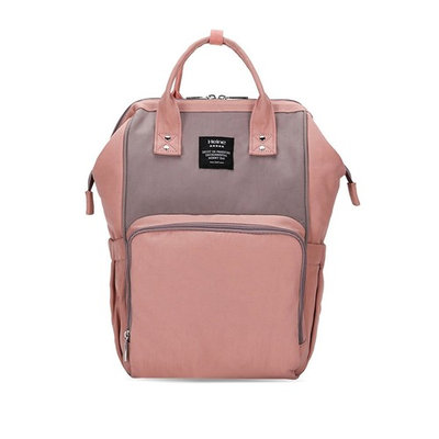 GUGER Waterproof Baby Diaper Backpack With Insulated Pockets, Large Capacity Nappy Bags For Baby Care (pink)