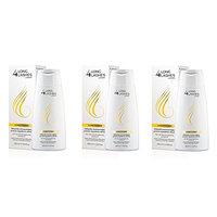 Long 4 Lashes by Oceanic, Anti-Hair Loss Strengthening Conditioner, 6.8 Oz (200 ml) (Pack of 3) + FREE FREE Schick Slim Twin ST for Sensitive Skin