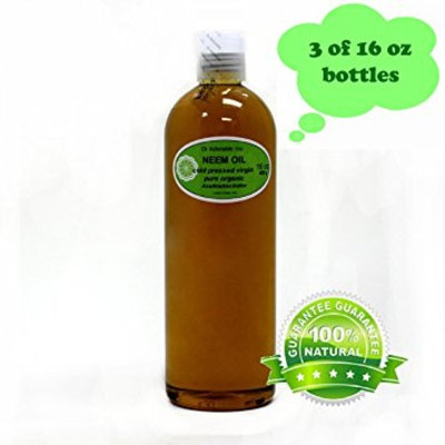 Dr. Adorable - 100% Pure Neem Oil Organic Unrefined Cold Pressed Natural - 48 oz