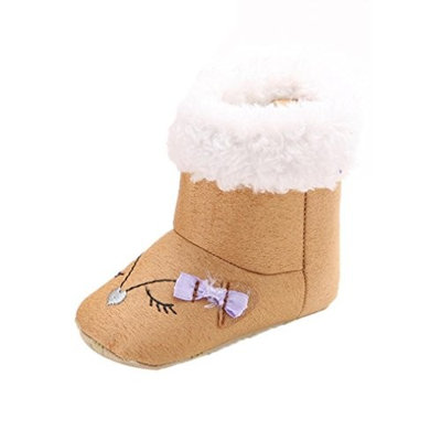 For 0-18Month Girls,Clode® Infant Toddler Bowknot Soft Sole Snow Boots Baby Girl Crib Shoes