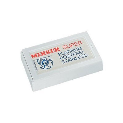 Merkur Double Edge Blades, 10 10 packs (100 Blades)