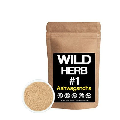 Organic Raw Ashwagandha Root Powder by Wild Foods, Wild Herb #1