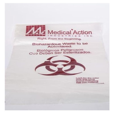 Medegen Medical MAI 8-640 36 x 45 in. Autoclave Decontamination Bag Clear - 100 per Case