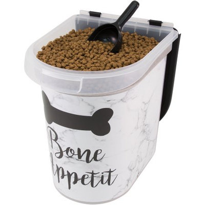 Advantus Bone Apetit - Plastic Rolling Pet Food Bin 15.5'X13.25'X16.75'