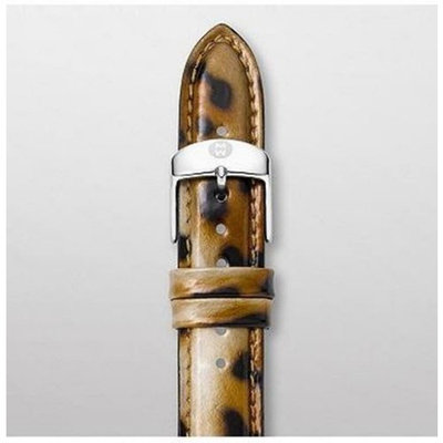 MICHELE 20mm Uptown Cheetah Fashion Patent Strap MS20AB350806 $120.00