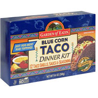 Garden of Eatin' Blue Corn Taco Dinner Kit, 9.4 oz, (Pack of 12)