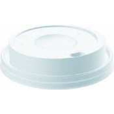 Dart 16EL White Cappuccino Plastic Lid for Hot And Cold Foam Cup 100-Pack (Case of 10)