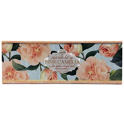 Saponificio Verasino Imported Italian Bath Soaps Pink Camelia 3 x 3.5 oz Set
